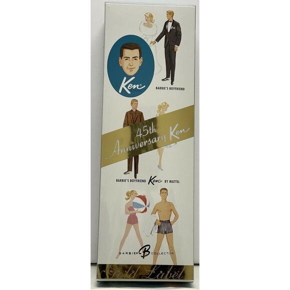 Mattel 2006 45th Anniversary Ken Doll #J0953 Swim Trunks and towel Cool - Picture 6 of 7